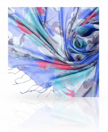 Палантин Женский S-ROSEBIG/BLUE